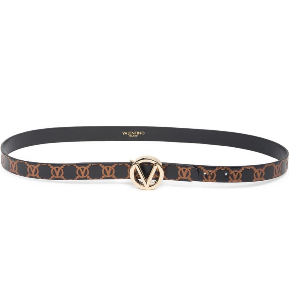 Valentino by Mario Valentino baby logo leather belt